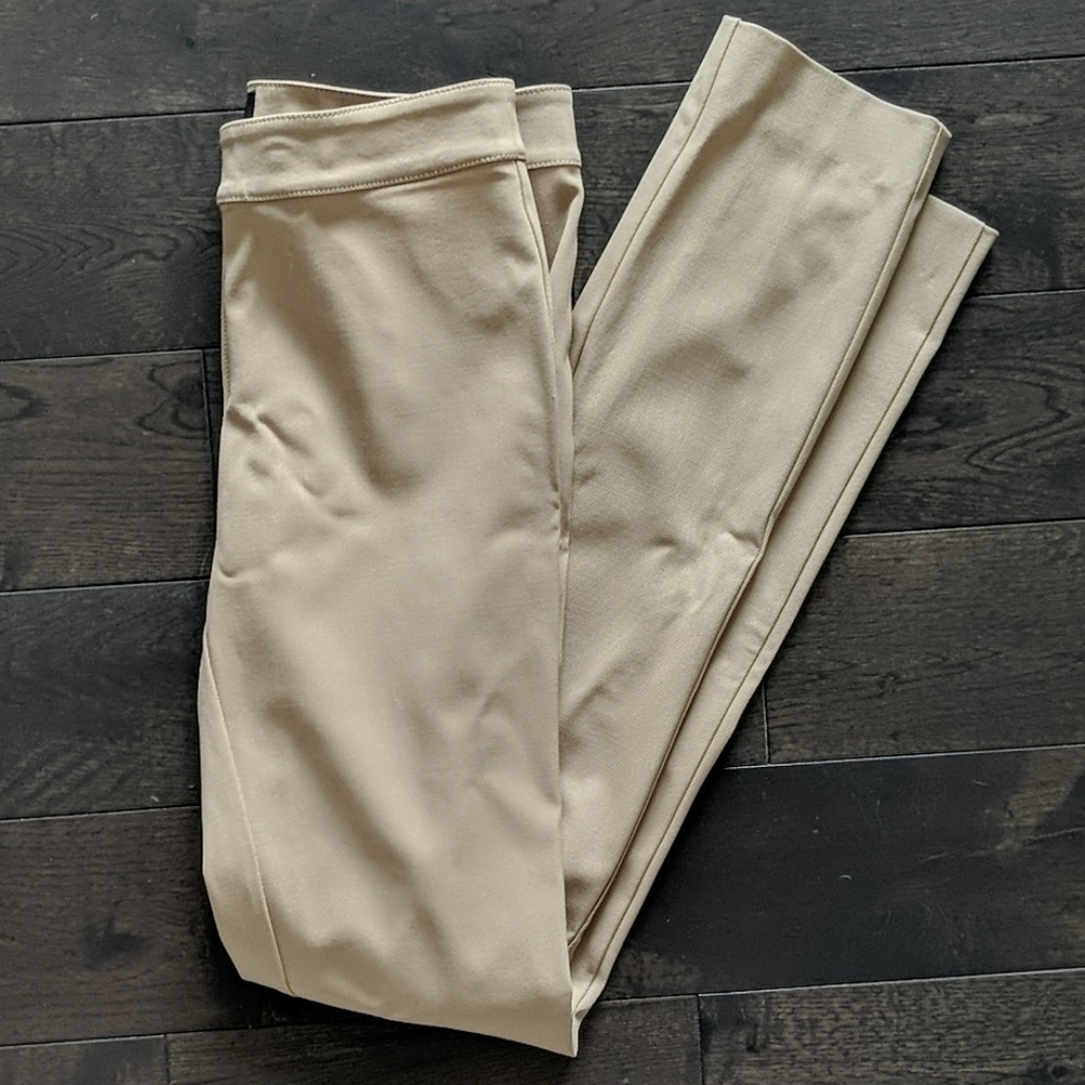 Tan Derek Lam skinny pants